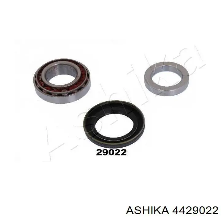 4429022 Ashika Rolamento de cubo traseiro