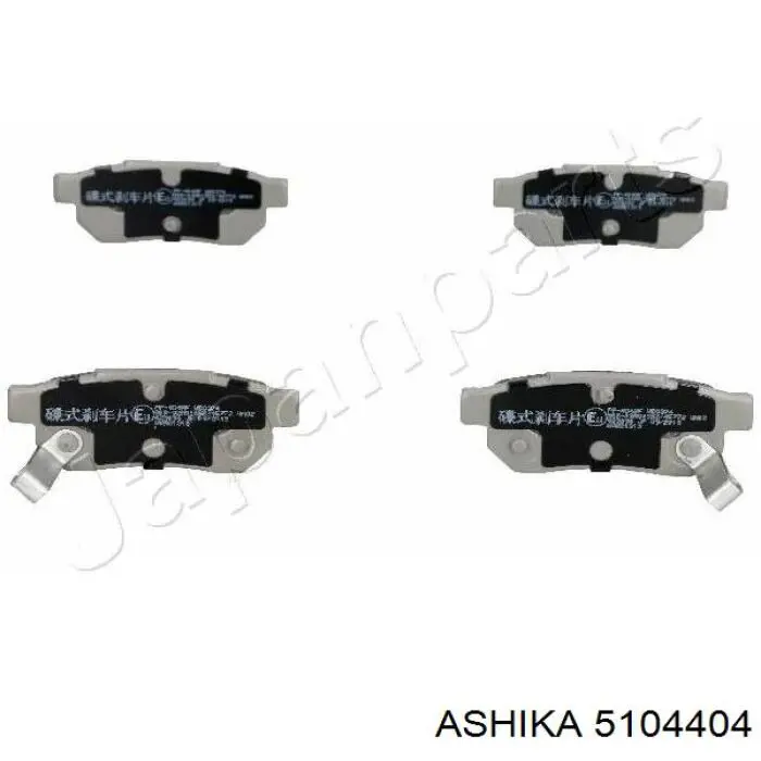 Sapatas do freio traseiras de disco Ashika 5104404 preço, a partir de 17,70 USD