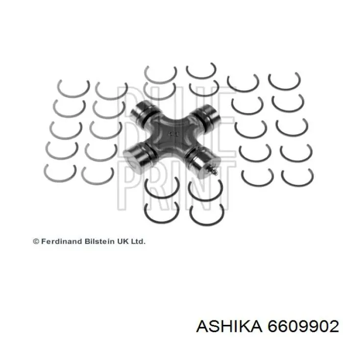 Cruzeta da junta universal dianteira Ashika 6609902 preço, a partir de 38,20 USD