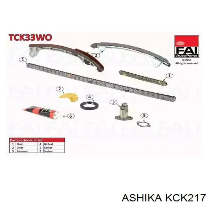 KA31 Zuiko Cadeia do mecanismo de distribuição de gás, kit