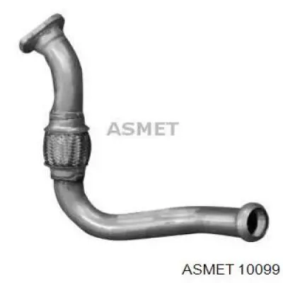 Compre 10099 Asmet Tubo de admissão dianteiro (calças) do silenciador