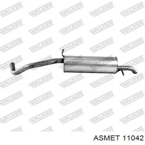 Compre 11042 Asmet Silenciador, parte traseira