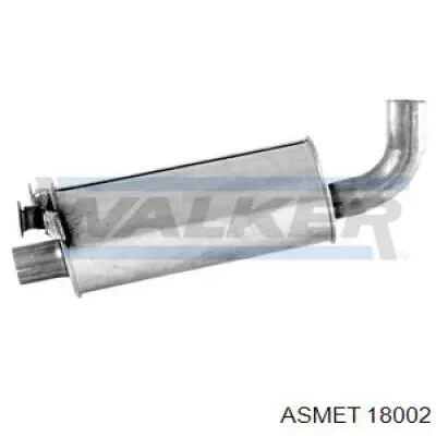 Compre 18002 Asmet Silenciador, parte traseira
