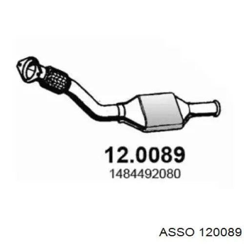 Compre 120089 Asso Convertidor - catalisador