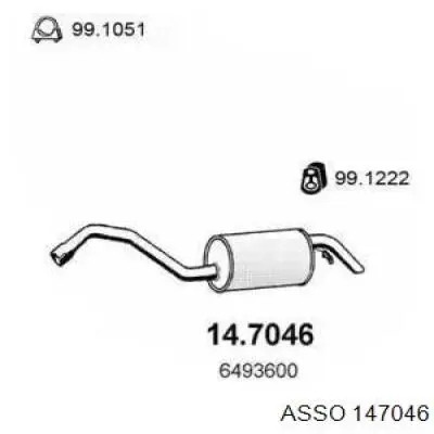Compre 154919 Bosal Silenciador, parte traseira