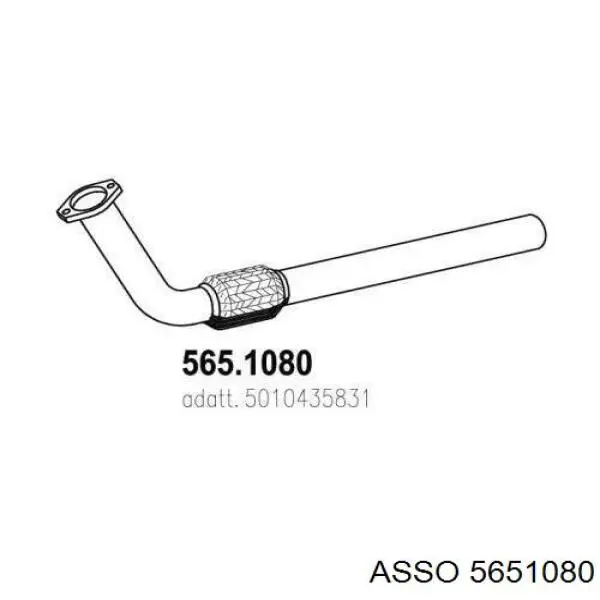 Tubo de admissão dianteiro (calças) do silenciador Dinex 66100 preço, a partir de 61,38 USD