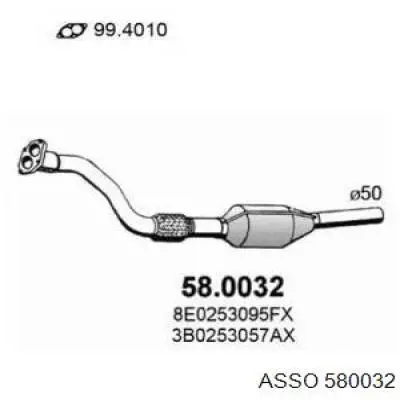 Convertidor - catalisador Asso 580032 preço, a partir de 197,72 USD
