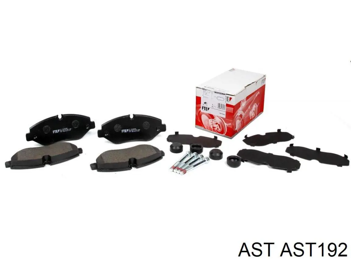 Compre AST192 AST Sapatas do freio dianteiras de disco