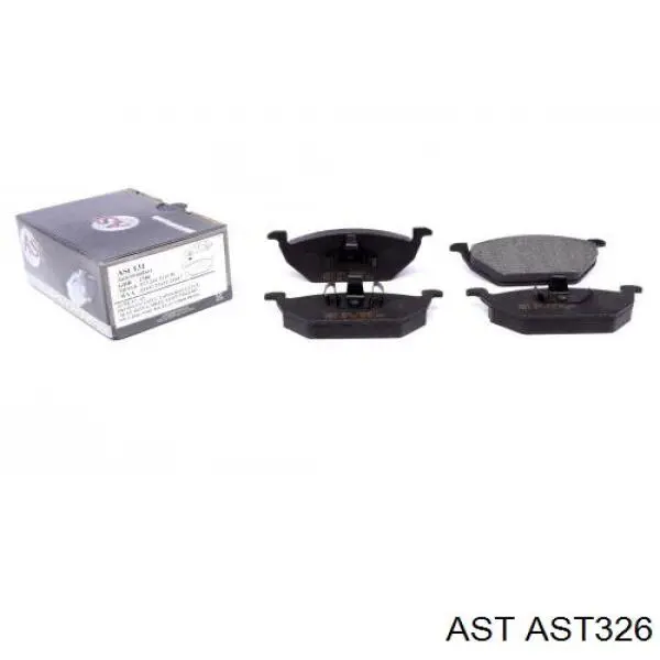 Sapatas do freio traseiras de disco AST AST326 preço, a partir de 30,65 USD