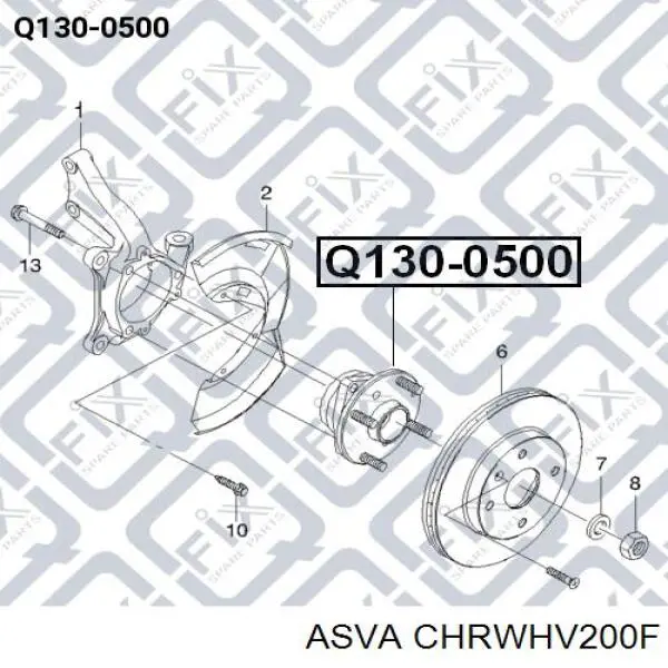 Cubo dianteiro WB24172 Sato Tech