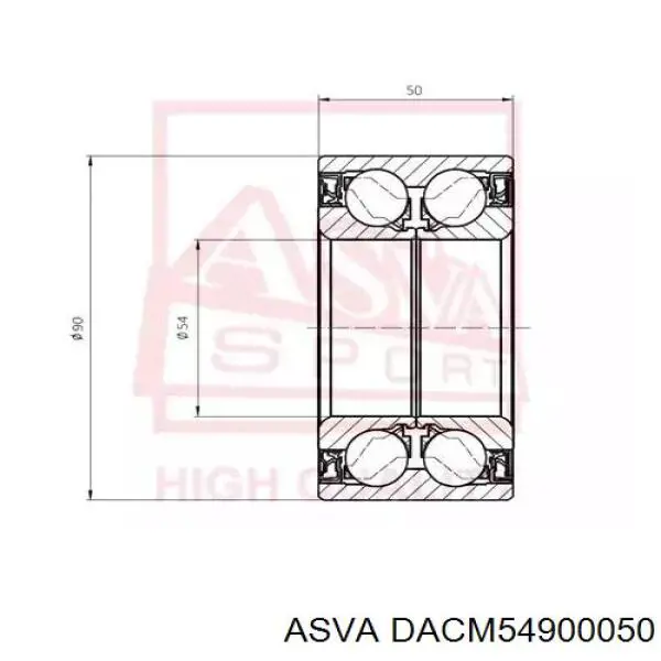 Rolamento de cubo dianteiro/traseiro XGB43511S01 SNR
