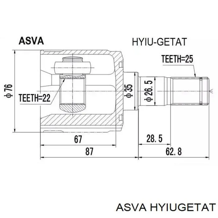 Compre Q1310249 Q-fix Junta homocinética interna dianteira