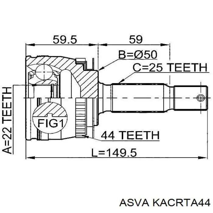 Junta homocinética externa dianteira BGA CV3606A preço, a partir de 48,08 USD
