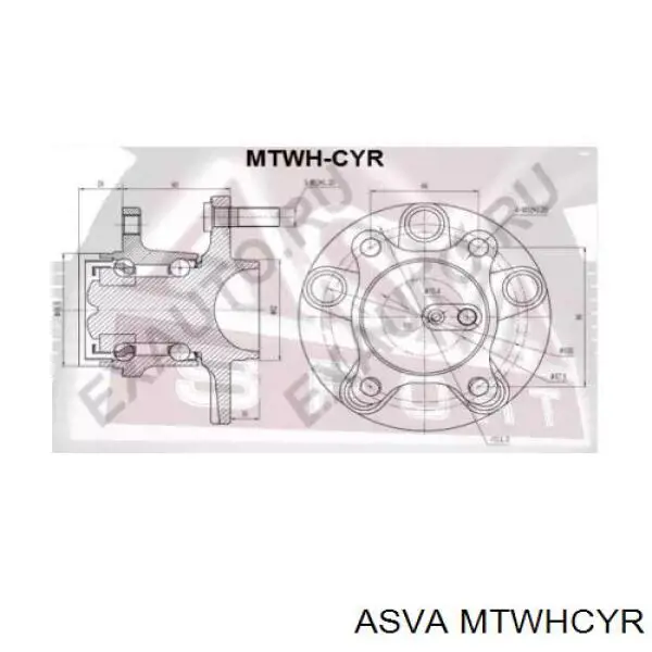 Cubo traseiro WB90480 Sato Tech