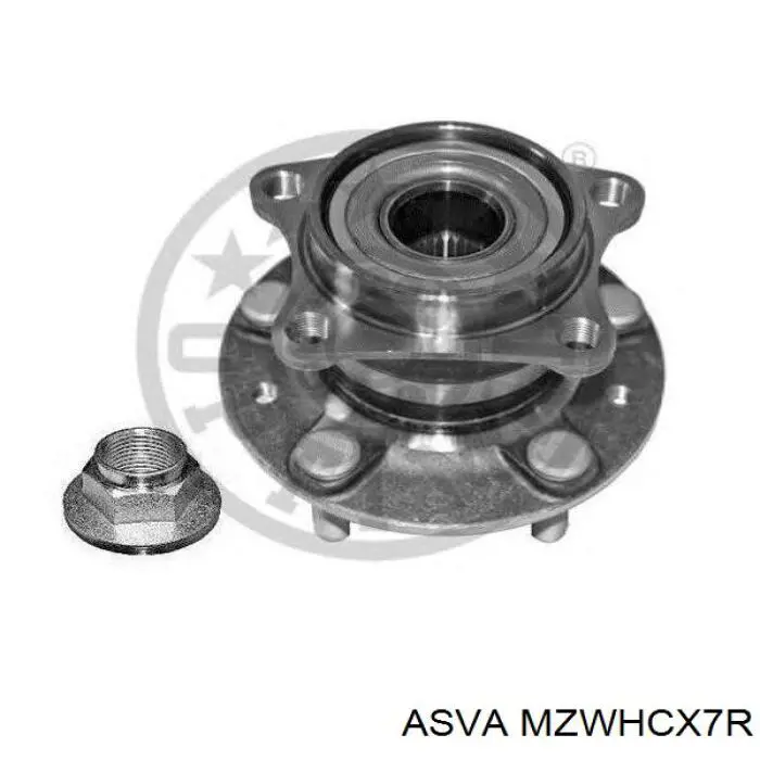 Cubo traseiro 3DACF038D5DAM Koyo