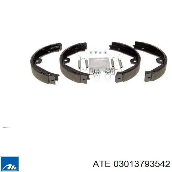 Compre 03013793542 ATE Kit de montagem das sapatas traseiras de tambor