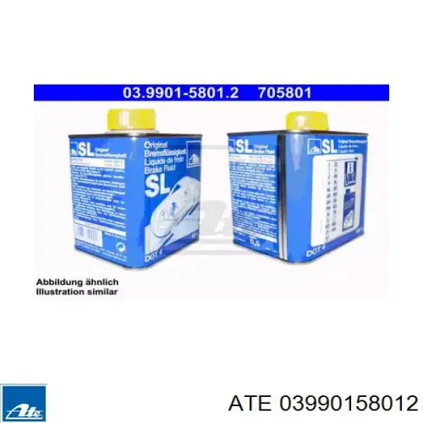 Fluido de freio ATE 03990158012 preço, a partir de 14,38 USD