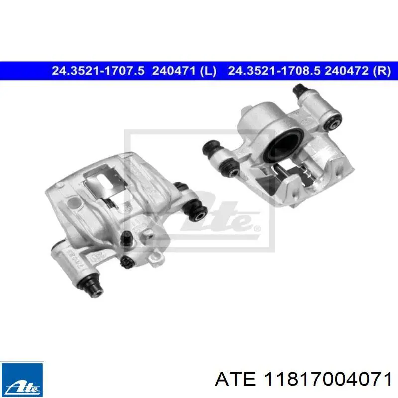 Compre 11817004071 ATE Braçadeira do freio de suporte traseiro