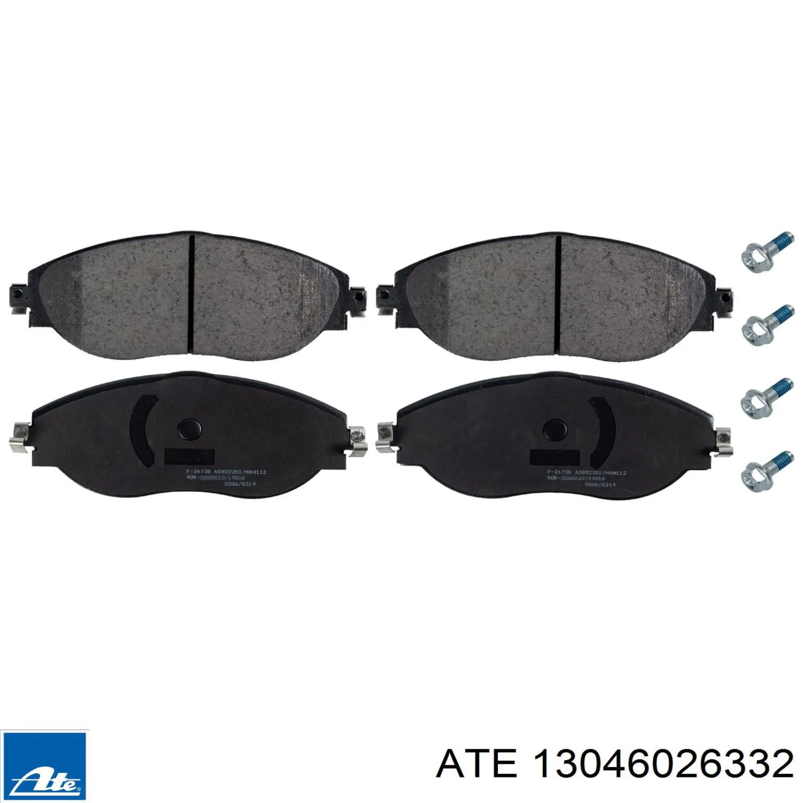 Sapatas do freio dianteiras de disco ATE 13046026332 preço, a partir de 43,52 USD