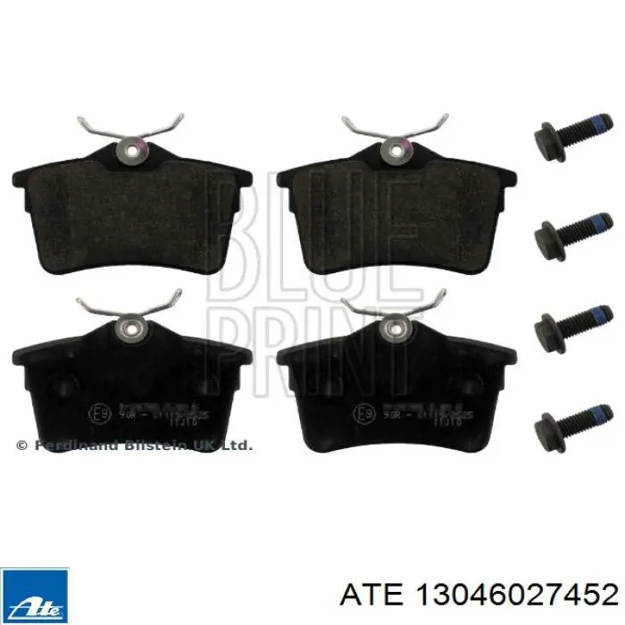 Sapatas do freio traseiras de disco ATE 13046027452 preço, a partir de 21,69 USD