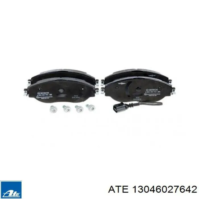 Sapatas do freio dianteiras de disco ATE 13046027642 preço, a partir de 42,70 USD