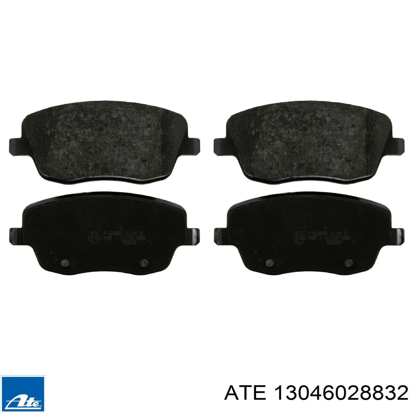 Sapatas do freio dianteiras de disco ATE 13046028832 preço, a partir de 31,25 USD