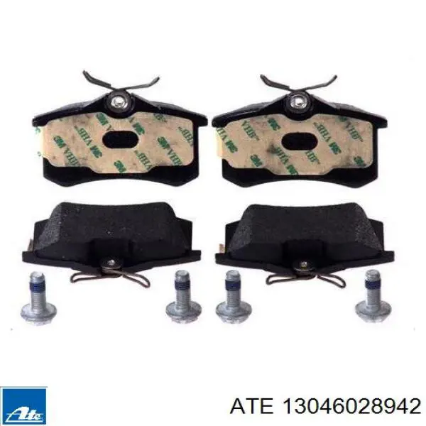 Compre 13046028942 ATE Sapatas do freio traseiras de disco
