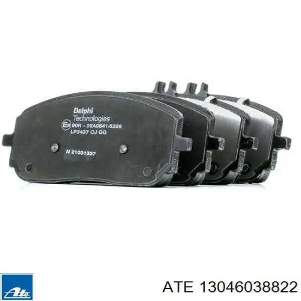 Compre 13047038822 ATE Sapatas do freio dianteiras de disco