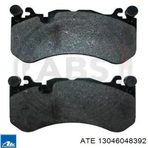 Sapatas do freio dianteiras de disco ATE 13046048392 preço, a partir de 70,46 USD