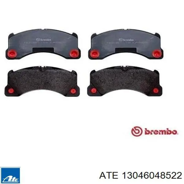 Sapatas do freio dianteiras de disco ATE 13046048522 preço, a partir de 68,23 USD