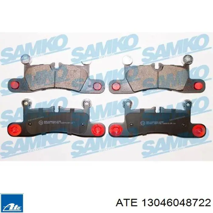 Sapatas do freio traseiras de disco ATE 13046048722 preço, a partir de 61,77 USD