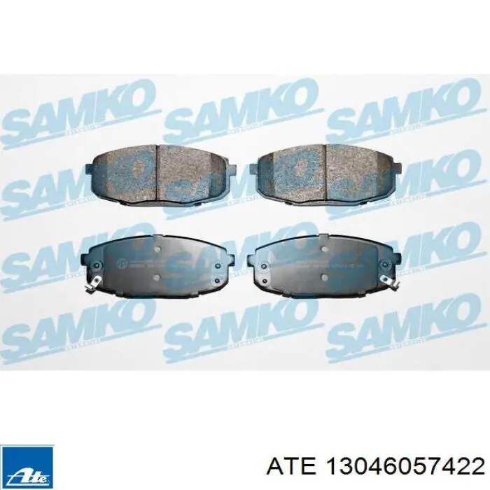 Compre 13046057422 ATE Sapatas do freio dianteiras de disco