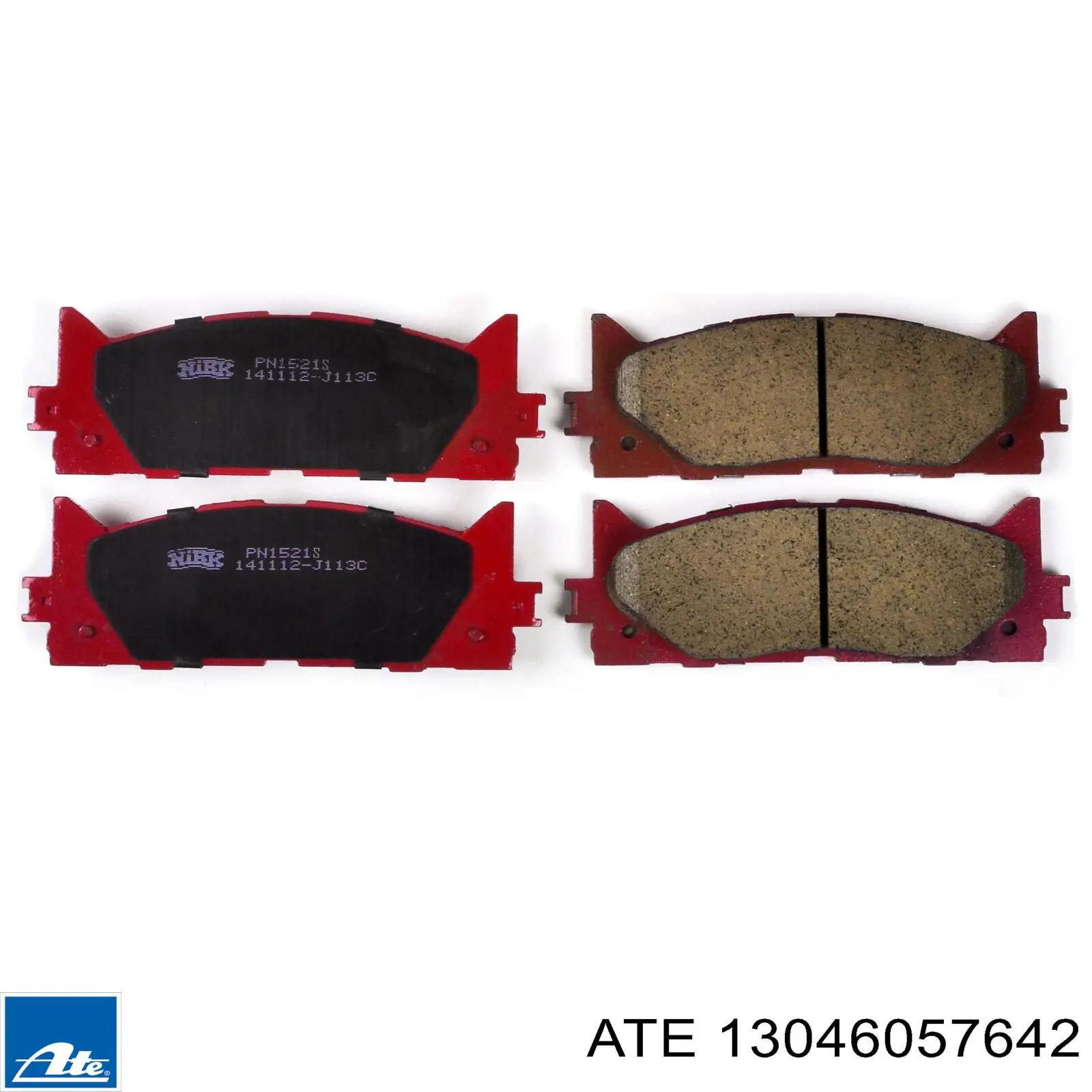 Sapatas do freio dianteiras de disco ATE 13046057642 preço, a partir de 34,10 USD