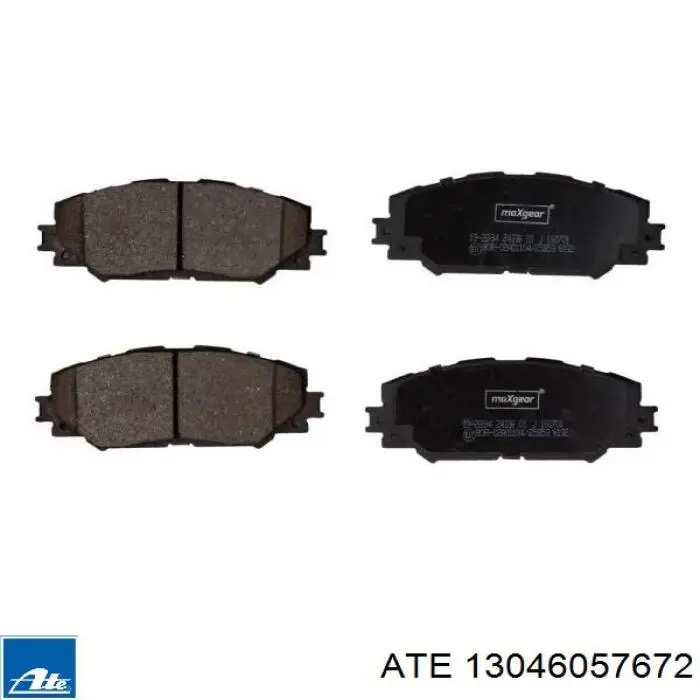 Sapatas do freio dianteiras de disco ATE 13046057672 preço, a partir de 21,30 USD