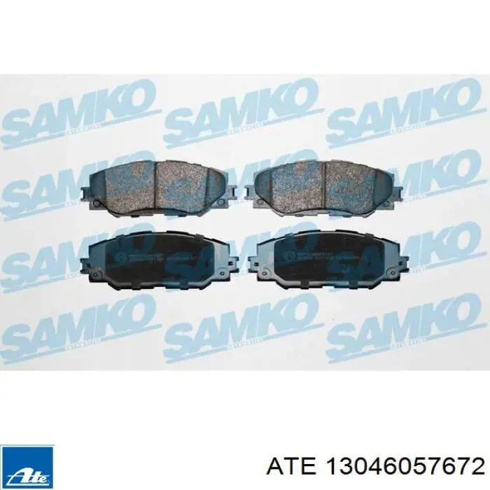 Compre 13046057672 ATE Sapatas do freio dianteiras de disco