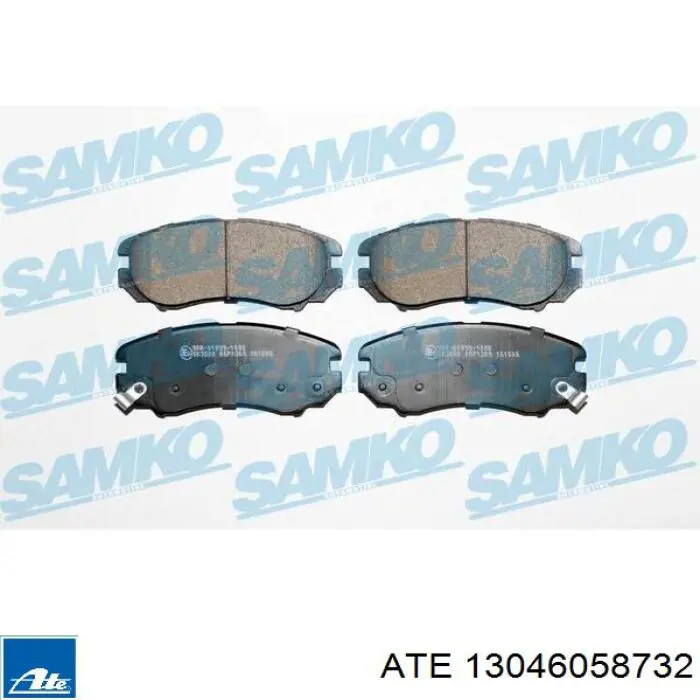 Compre 13046058732 ATE Sapatas do freio dianteiras de disco