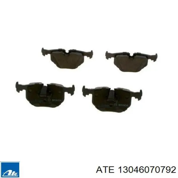 Sapatas do freio traseiras de disco ATE 13046070792 preço, a partir de 42,58 USD