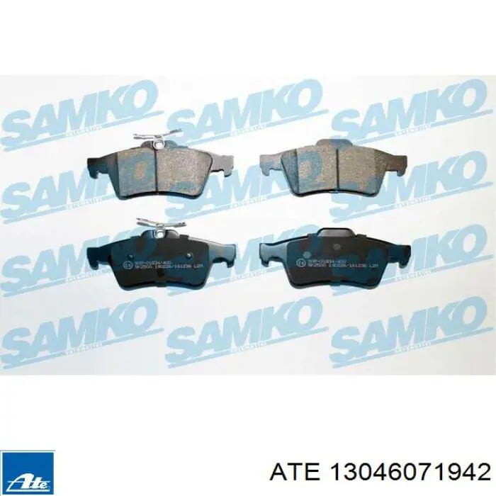 Compre 13046071942 ATE Sapatas do freio traseiras de disco