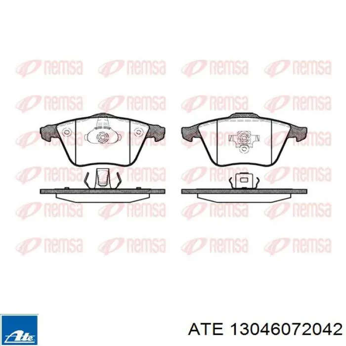 Sapatas do freio dianteiras de disco ATE 13046072042 preço, a partir de 44,12 USD