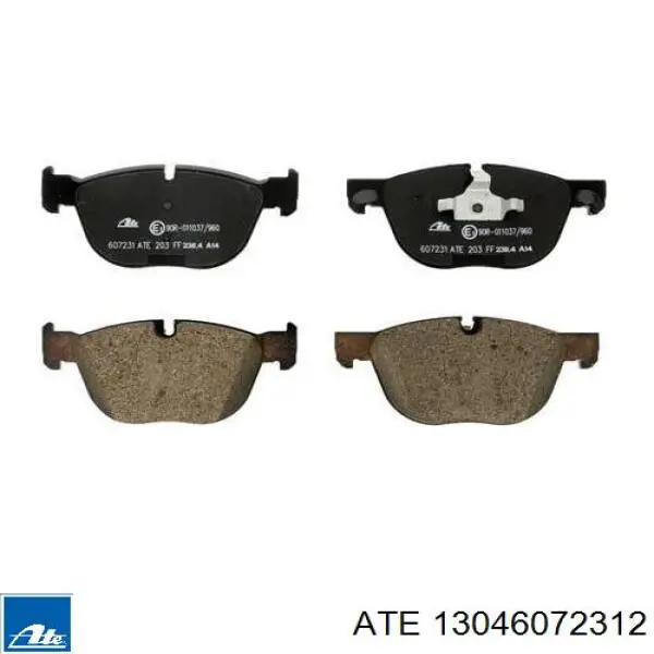 Sapatas do freio dianteiras de disco ATE 13046072312 preço, a partir de 49,69 USD