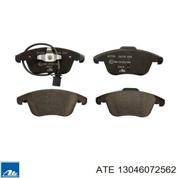 Sapatas do freio dianteiras de disco ATE 13046072562 preço, a partir de 45,79 USD