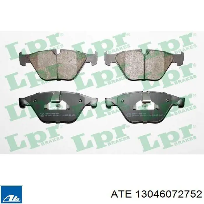 Compre 13046072752 ATE Sapatas do freio dianteiras de disco