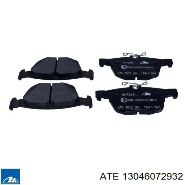 Sapatas do freio traseiras de disco ATE 13046072932 preço, a partir de 29,12 USD