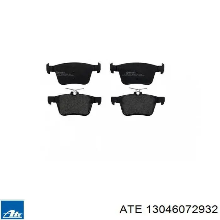 Compre 13046072932 ATE Sapatas do freio traseiras de disco