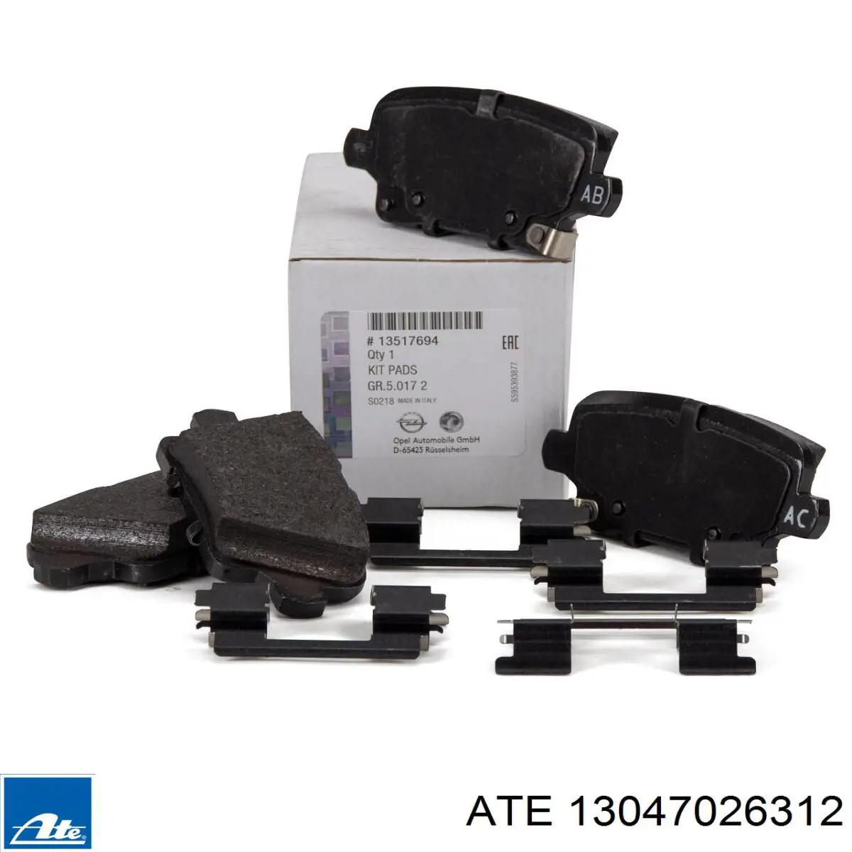 Sapatas do freio traseiras de disco General Motors 13517694 preço, a partir de 33,57 USD