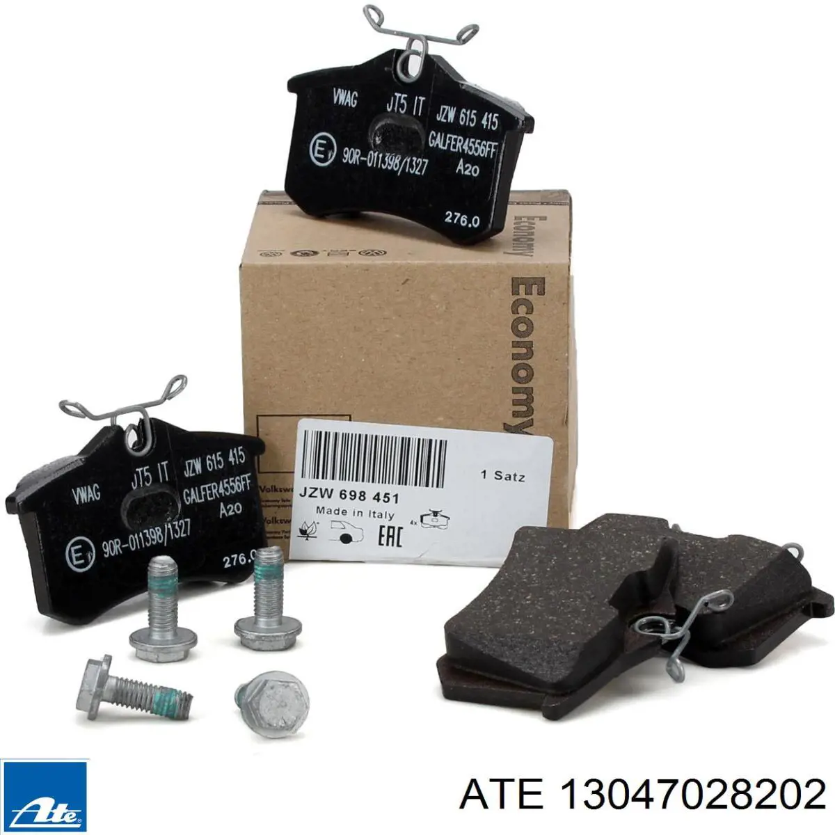 Compre 13047028202 ATE Sapatas do freio traseiras de disco