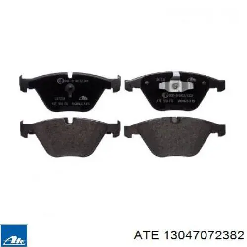 Sapatas do freio dianteiras de disco ATE 13047072382 preço, a partir de 47,14 USD