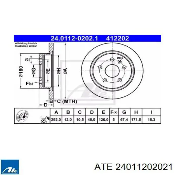 Disco do freio traseiro Japan Parts DPW09C preço, a partir de 104,81 USD