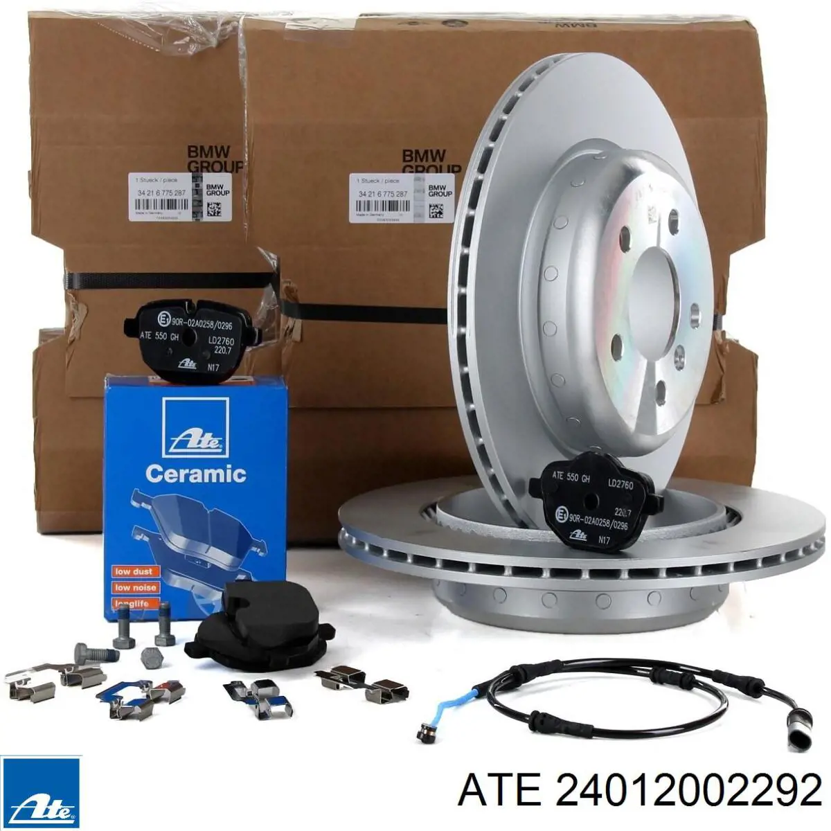 Disco do freio traseiro ATE 24012002292 preço, a partir de 79,38 USD