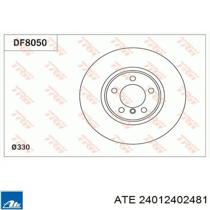 Disco do freio dianteiro ATE 24012402481 preço, a partir de 69,89 USD